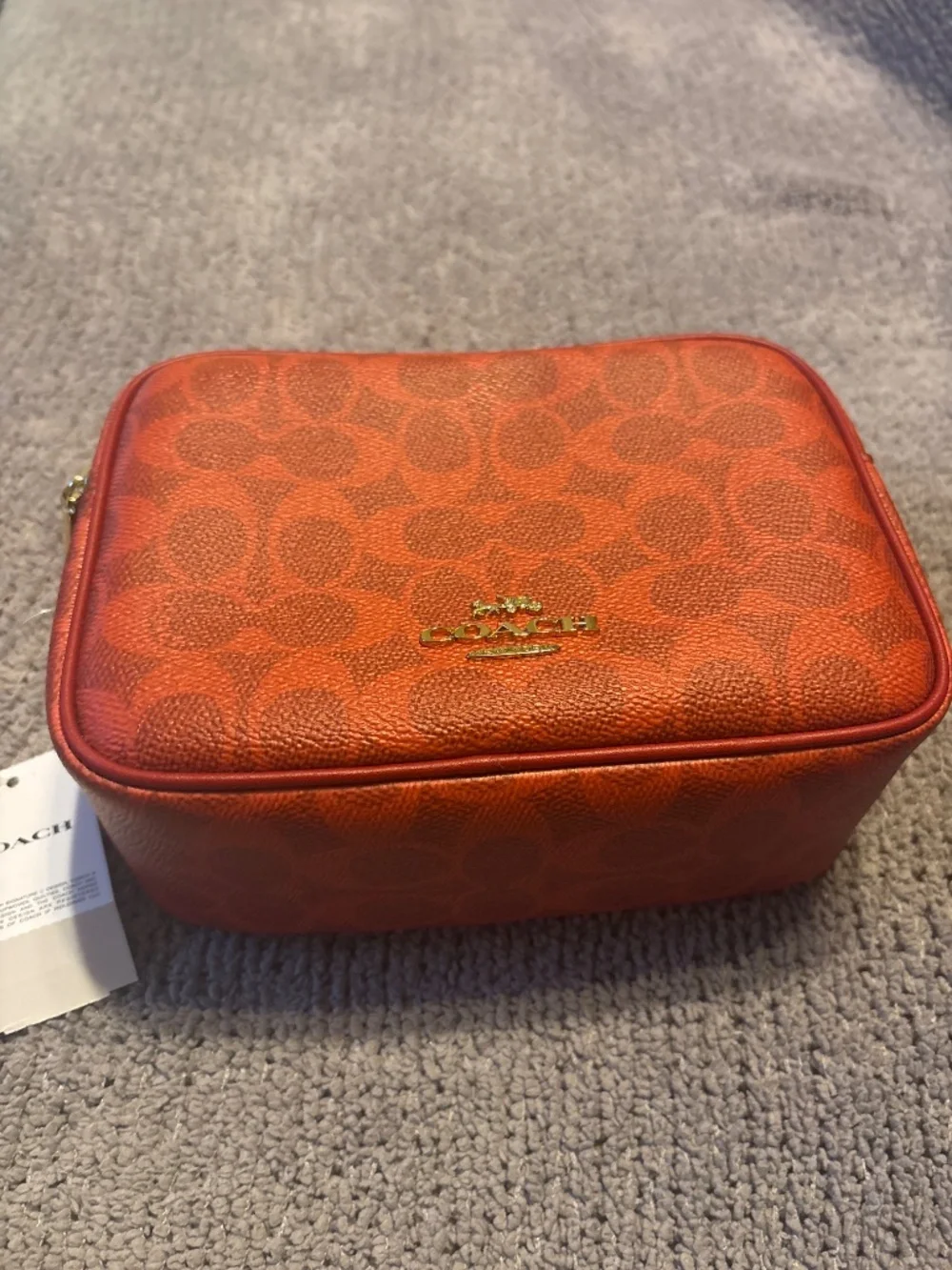 Coach red crossbody